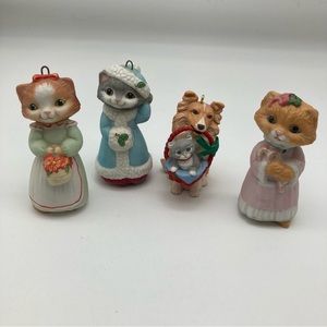 Set of 4 Hallmark ornaments